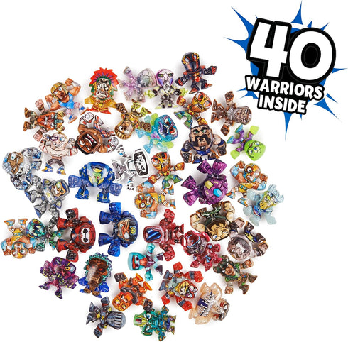 40-Pack Collectible Figures - Guaranteed Rare Warrior, Surprise Toys for Boys and Girls Ages 5 and Up