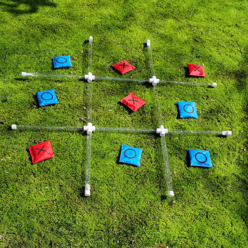 Outdoor Games Giant Tic Tac Toe, Glow in the Dark Yard Lawn Game for Family Fun