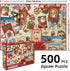 Libeder 500 Christmas Puzzles for Adults Pieces,Christmas Cards Collection Jigsaw Puzzle Fun and Challenging Family
