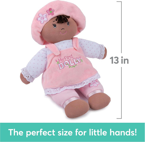 GUND Baby My First Dolly - Plush Doll for Babies and Toddlers, Pink/White, 13”