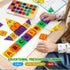 Windidi 47PCS 1-3 3-5 4-8, Magnetic Tiles Travel Toys, Mini Magnetic Letters Building Blocks With ABC Alphabet Iron