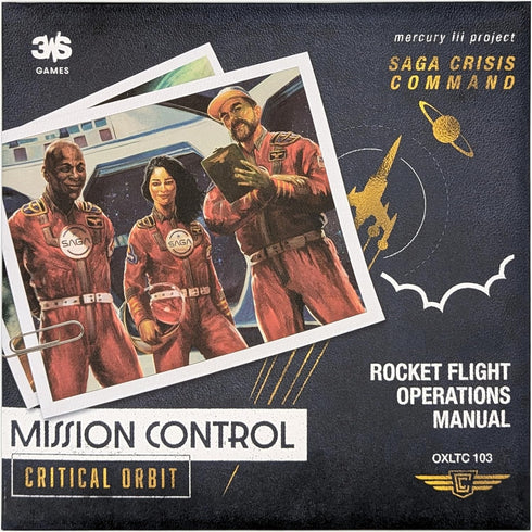 Mission Control: Crisis Command - Strategy Board Game by Th3rd World Studios for 2 to 4 Players, Ages 12+