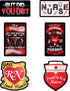 Nurse Stickers Pack of 33 - Support Nurses with Cool Medical Stickers to Show Your Nursing Pride