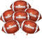 KatchOn 18 Inch Football Balloons for Party Decorations, Pack of 6 Foil Touchdown Balloons for Birthday Party
