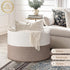 115L INDRESSME Extra Large Blanket Basket, Soft Cotton Rope Storage Basket for Organizing, Home Decor, Toys, Laundry