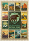 MyPuzzle Vintage Poster National Parks Collector Series - Edition 3, Premium 500 Piece Jigsaw Puzzle for Adults