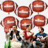 KatchOn 18 Inch Football Balloons for Party Decorations, Pack of 6 Foil Touchdown Balloons for Birthday Party