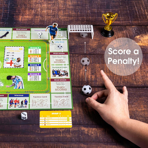 Football Champions Sports Board Game - Soccer Strategy Game for 1-4 Players, Family Fun by SanDim Creations
