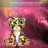 11'' Hopearl LED Musical Plush Leopard Lighting Up Cheetah Stuffed Animal Panther Floppy Night Lights Glow in The Dark