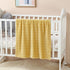 CREVENT 30''X40'' Soft Cozy Baby Blankets | Solid Color for Boys & Girls | Newborn Essentials for All Seasons (Sunshine