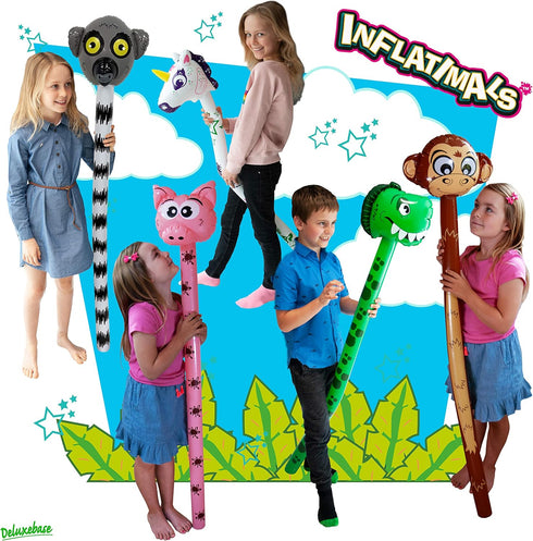 Inflatable Blow Up Monkey from Deluxebase - Perfect Party Gifts, Birthday Decoration, Kids Party Favors, Monkey Party