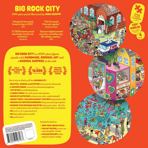 1000-Piece Big Rock City Jigsaw Puzzle from The Magic Puzzle Company Series Four