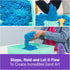 Kinetic Sand Sandbox Set, 1lb Blue Play Sand with 4 Molds and Tools, Sensory Toys for Kids Ages 3+