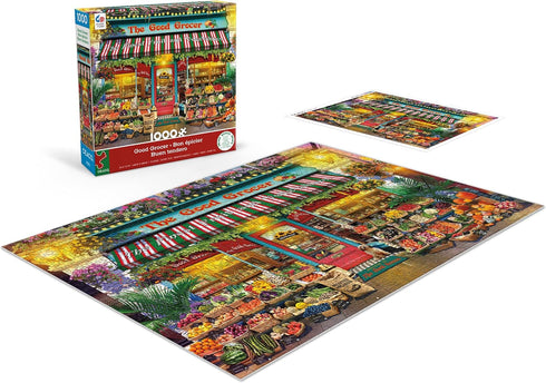 Ceaco - Good Grocer - Shop Windows 1000 Piece Jigsaw Puzzle by Gary Walton