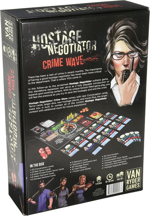 Van Ryder Games Hostage Negotiator Crime Wave Board Game
