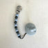 100% Ali+Oli Silicone Pacifier Clip for Baby (Thin Iron) Food-Grade BPA Free Newborn Pacifier Holder Infant Binky Clip
