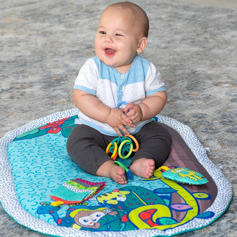 3-in-1 3 Tummy-Time Infantino Deluxe Magic Arch Sensory Development Gym - Ways to Play with Dual-Sided Magical Arch