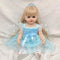 Realistic 22 Inch Reborn Baby Doll - Silicone Full Body American Girl, Weighted Soft Toy Birthday Gift Set for Over 3