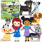CRAFTILOO 8 Pre-Cut Dogs Stuffed Animal Fun Kids Sewing Kit for Kids