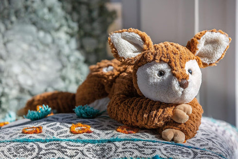 Cozy 17-Inches, Mary Meyer Stuffed Animal Toes Soft Toy, Fawn