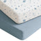 Konssy Muslin Crib Sheets for Boys, Soft Cotton Neutral Baby Sheets for