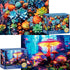 2 Pack Jigsaw Puzzles for Adults - 1000 Pieces - Succulents and Mushrooms - Difficult DIY Game Toy