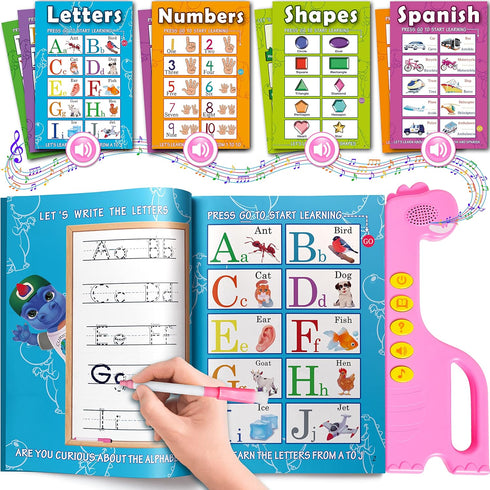 ABC Learning Sound Book for Toddlers 35 Interactive Busy Book with English