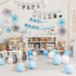 PartyHooman 1st Birthday Photo Banner for Baby, First Birthday Decorations Girl, Monthly Milestones Garland, Silver