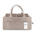 Parker Baby Diaper Caddy - Large Nursery Storage Bin and Car Organizer for Diapers and Wipes