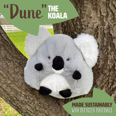 KIDS PREFERRED Sustain a-mals Dune The Koala Stuffed Animal Plush, Made with Recycled Materials