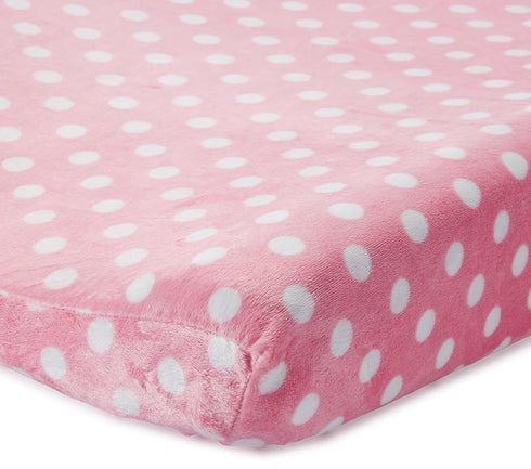 Pink Dots Changing Pad Cover for Infants