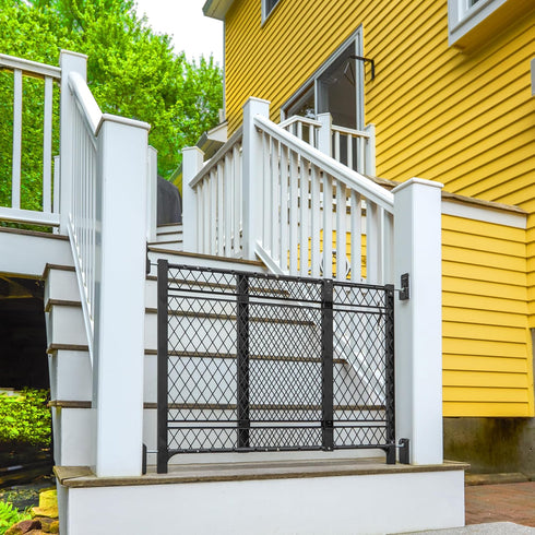 42W 2-Pack, 23-42" 24 Ingenuity Doorway Series Baby and Dog Gate Indoor Outdoor, Won't Rust or Warp, Galvanized Steel