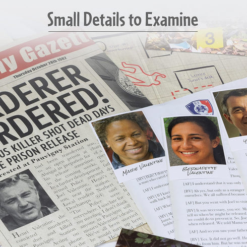 ThinkFun Cold Case: End of The Line - Exciting Murder Mystery Game - Promotes Deductive Reasoning & Critical Thinking