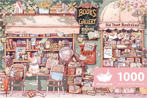 MOMIBOOK Puzzles for Adults 1000 Pieces Jigsaw Puzzles of Flowers in Pages,
