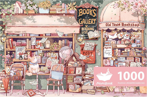MOMIBOOK Puzzles for Adults 1000 Pieces Jigsaw Puzzles of Flowers in Pages,