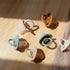 Set 2 6 Moonkie Pacifiers of | One-Piece Design Baby Pacifier with Large Air Holes | BPA-Free Silicone | Safe