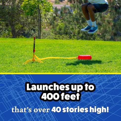 Stomp Rocket Super High-Performance X-Treme Rocket Launcher for Kids, Fun Outdoor Toys for Ages 9+