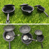 Cayway Miniature Kitchen Accessories Miniature Cookware Accessories Mini Food Accessory Mini Pot Dish Knife Fork