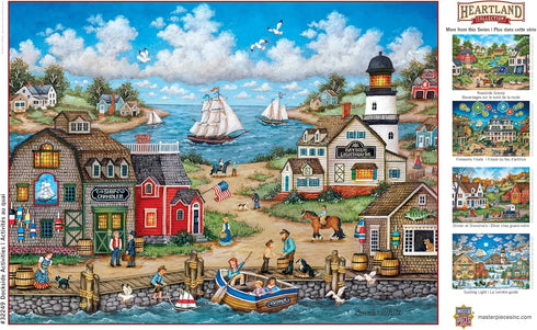 Dockside Activities 550 Piece Jigsaw Puzzle for Adults, Family, Or Youth - MasterPieces 18"x24"