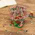 Cherry Blossom Bonsai Tree Mini Micro Building Set, Japanese Sakura Tree House Model for Adults, Creative Gift Toys