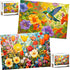 2 Pack Puzzles for Adults 1000 Pieces, Thick and Durable Hummingbirds and Flowers Jigsaw Puzzles