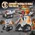5 1 Set 419 6 7 8 9 10 11 12+ in STEM RC Robot Building Kit for Boys, APP & Remote Control Erector RC Toys for Kids