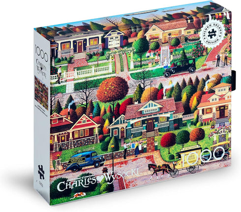 Buffalo Games Silver Select - Charles Wysocki Labor Day in Bungalowville - 1000 Piece Jigsaw Puzzle