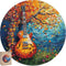Wooden Puzzle for Adults, Guitar Wooden Jigsaw Puzzle (200pcs, 11.2 * 11.2in) - Beautiful Gift for Family