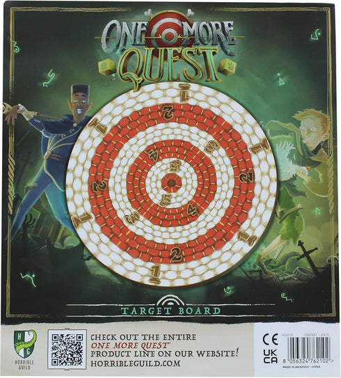 Modiphius Entertainment: One More Quest - Cardboard Target for Dice Throwing, Comedy Dungeon Crawling Accessory
