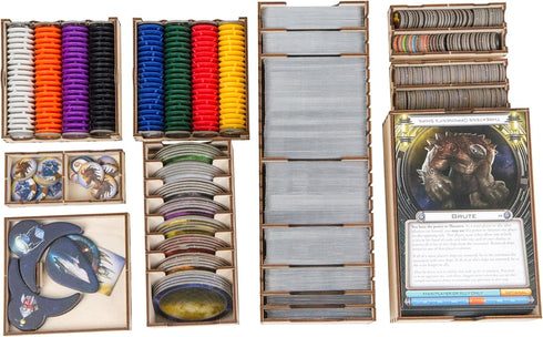The Broken Token Board Game Organizer - Cosmic Encounter Compatible Collector's Edition Game Crate