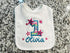 Personalized First Birthday Bib for Baby Girls