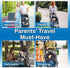 TinyTrends 4-in-1 360 Make Strolls Easier Stroller Snack Tray with Phone Holder, Cup Holder & Dual Compartments