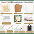 11"x11" 10 Aboofx Flower Press Kit, Craft Kits Layers Wooden Flower Pressing Kit for Crafts Pressed Flowers & Plant