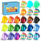 24PCS 3D Printed Dragon Eggs with Dragons Inside, Articulated Fidget Toys Set,